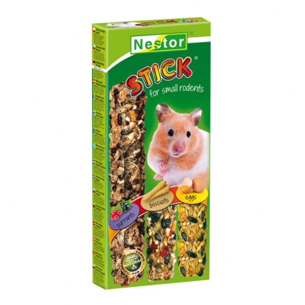 NESTOR Kolba 3w1 dla małych gryzoni - porzeczka