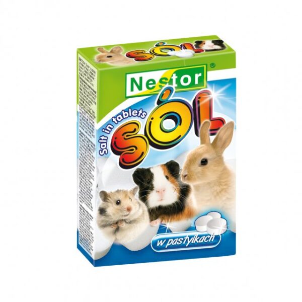 NESTOR Sól w pastylkach dla gryzoni i królików 170g [OGS]