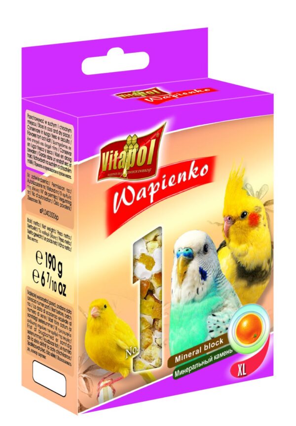VITAPOL KOSTKA WAPIENNA XL POMARAŃCZOWA [ZVP-2754] 190g