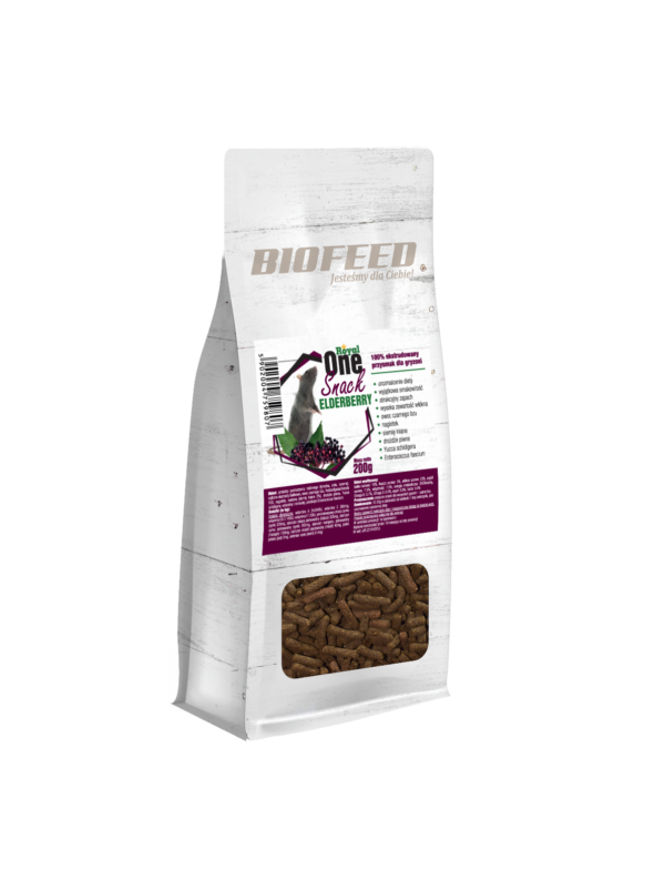 BIOFEED Royal One Snack - Elderberry (czarny bez) 200g