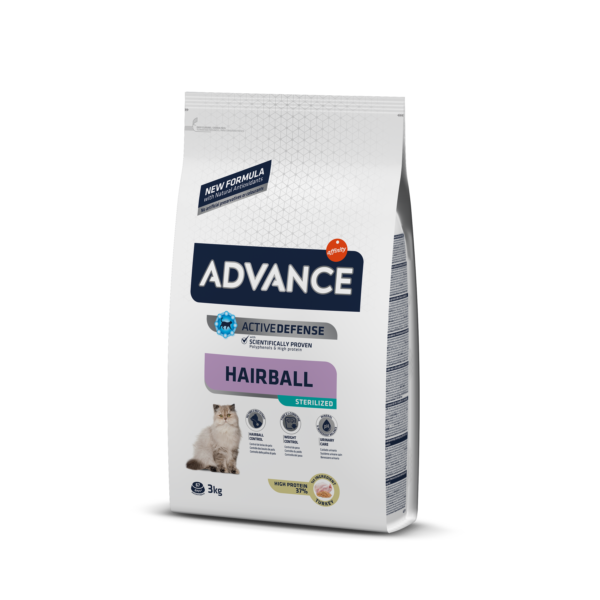 ADVANCE Hairball Sterilized - sucha karma dla kotów sterylizowanych 3kg [923915]