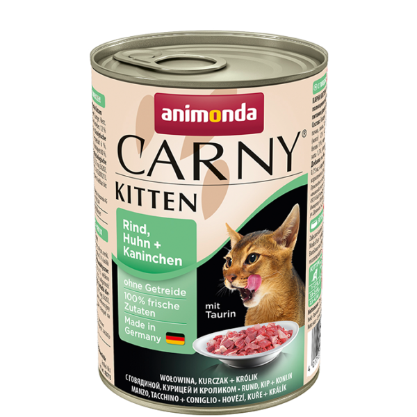 ANIMONDA Carny Kitten puszka z wołowiną