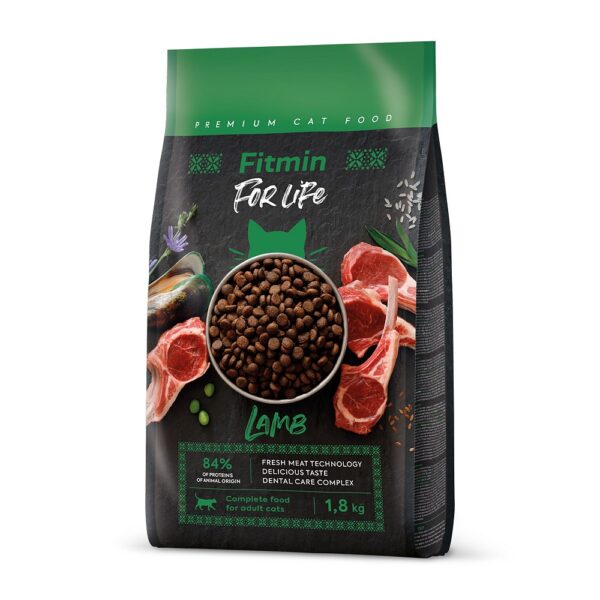 FITMIN cat For Life Adult Lamb 1