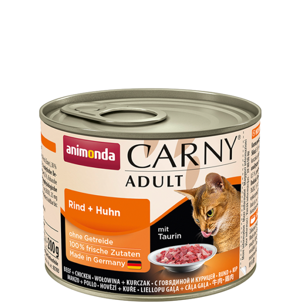 ANIMONDA Carny Adult puszka z wołowiną i kurczakiem 200g