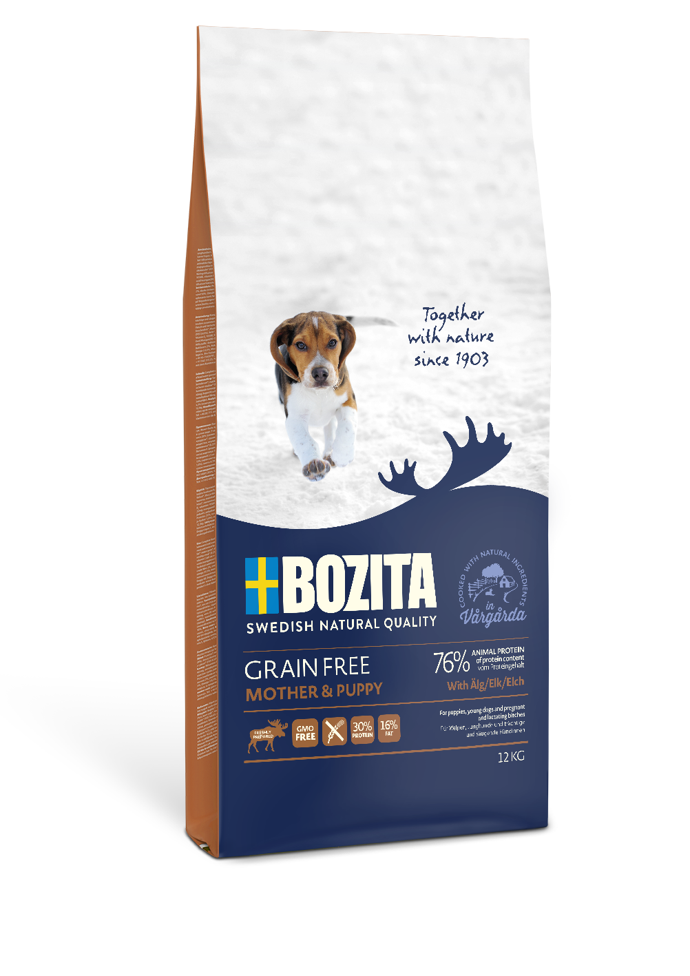 BOZITA Dog Grain Free Mother and Puppy Elk 12 kg BOZITA Dog Grain Free Mother and Puppy Elk 12 kg