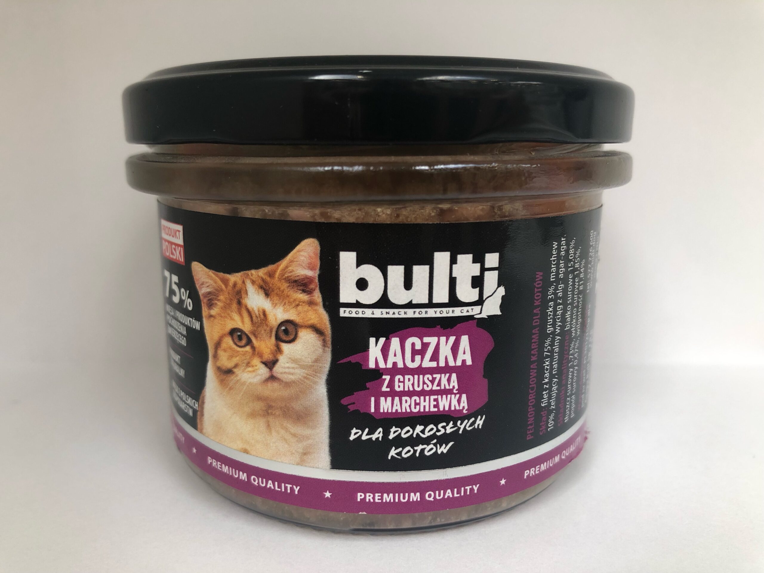 BULT Potrawka z kaczki z aromatyczną gruszką i marchewką dla dorosłych kotów BULT Potrawka z kaczki z aromatyczną gruszką i marchewką dla dorosłych kotów